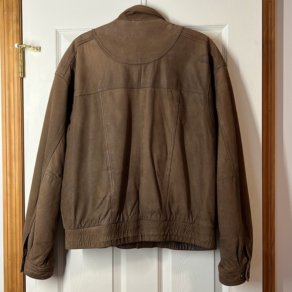 Wilsons Leather - Brown Bomber Jacket - Men’s - Picture 10 of 13